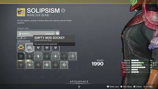 Dual Destiny Double Loot Glitch  Warlock Solipsism Bond Exotic Class Item  Destiny 2 Final Shape [upl. by Dhiren]