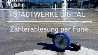 Stadtwerke Digital  Wasserzähler per Funk ablesen [upl. by Bergstein]