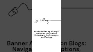 PART 1 What should bloggers consider when setting ad rates for banner ads [upl. by Paryavi468]