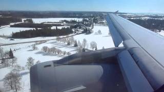 LH860 Airbus A321 quotSpeyerquot is landing in OsloGardermoen RWY1R after flight from Frankfurt [upl. by Salazar]