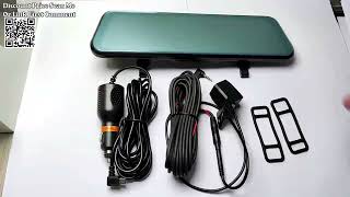 Test Asawin 10 In 2K Rear View Mirror Dash cam WIFI For Car Review Aliexpress [upl. by Akcired227]