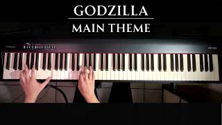 Godzilla Main Theme  Godzilla Minus One  Piano Cover [upl. by Halyak]