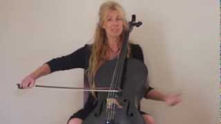 Cello Lesson Part 1 Getting a big sound [upl. by Yvad953]