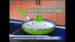 Frigideira The White Ceramic Pan na POLISHOP [upl. by Airakaz]