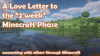 A Love Letter to the quot2 Weekquot Minecraft Phase [upl. by Safier25]