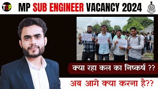 MP SUB ENGINEER NOTIFICATION 2024  क्या MP Sub Engineer Vacancy Increase होगी अब आगे क्या करना है [upl. by Ardnohsal]