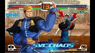 SNK vs Capcom SVC Chaos 60fps HardestGoenitz No Lose ALL [upl. by Vidal]