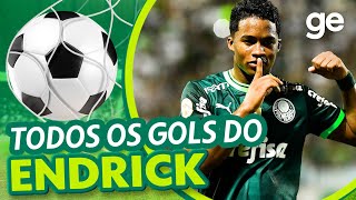 TODOS OS GOLS DO ENDRICK NO BRASILEIRÃO  LISTAS  geglobo [upl. by Sharpe]