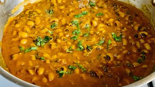 വെള്ളപയർ മസാല Lobia Masala  Black Eyed Beans Recipe  DELICIOUS RECIPES [upl. by Yenttirb]