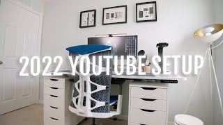 My Minimal Youtube Desk Setup  2022 Mac Edition [upl. by Sankaran488]