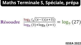 Mathématiques Terminale S Spéciale prépas post baccalauréat présélection 2022 [upl. by Arihsa]