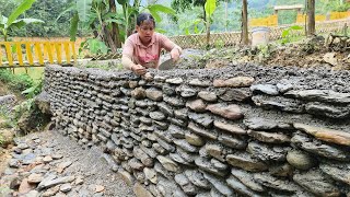 Full video 120 days on my farm fish tank foundation gravel strip gate construction [upl. by Cheyney667]