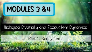 Module 3amp4 Pt1 Ecosystems Episode 2  Sampling Techniques [upl. by Aneeh]