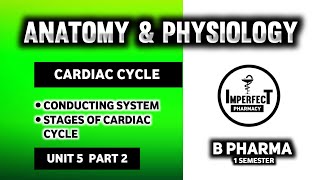 Cardiac Cycle  Conducting System Of Heart  Cardiovascular System  Human Anatomy And Physiology [upl. by Tessie]