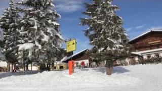 Bilderbuchwetter zum Skifahren am Schatzberg  Schatzbergbahn Wildschönau [upl. by Suivatnod615]