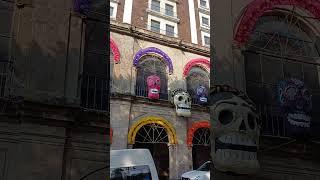 Teatro Ocampo centro de Cuernavaca Morelos 🇲🇽 diademuertos calaveras [upl. by Ahsaelat]