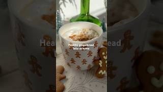 Healthy gingerbread latte christmas homemade easyrecipe coffee [upl. by Rivard]