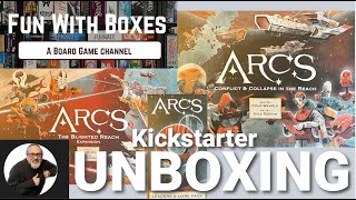 ARCS Board Game Kickstarter Unboxing  Leder Games  A SciFi strategy game from the makers of ROOT [upl. by Ressan332]