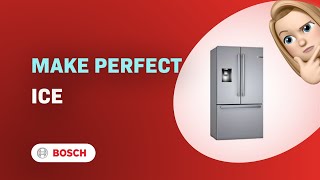 How to Master Ice Making with the Bosch B36CD50SNS Refrigerator [upl. by Ahusoj]