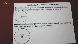 5sınıf çember ve daire konu anlatımı ve sorular Bulbulogretmen matematik çember daire 5sınıf [upl. by Disraeli]