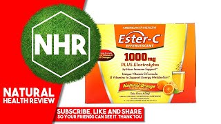 American Health EsterC Effervescent Natural Orange Flavor 1000 mg 21 Packets [upl. by Weinberg358]