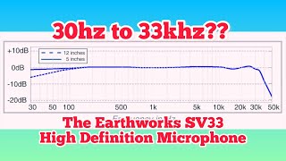 Mic Check Does the Earthworks SV33 Microphone Work for Voiceover [upl. by Leay455]