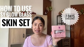 How to use SY Glow Glass Skin Set 7 Days Challenge  Honest Product Review [upl. by Garwood]