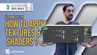 How to Apply Textures and Shaders in 3DS Max  Lesson 15 [upl. by Kriss]