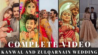 kanwal and zulqarnain wedding  tiktok kanwal Aftab amp zulqarnain complete wedding pics amp videos [upl. by Fry]