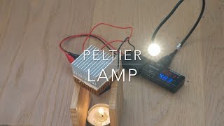 Peltier powered USB light [upl. by Nnylarat]