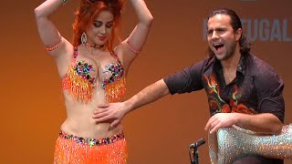 Oxana Bazaeva and Artem Uzunov belly dance drums  Darbuka Tabla solo [upl. by Pearman]