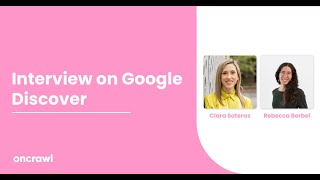 Interview on Google Discover with Clara Soteras [upl. by Mosi915]