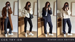 Cos Winter 2024 Try On [upl. by Hcirteid367]