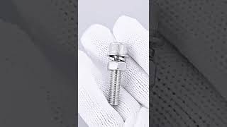 Hex Socket Head Cap Screws with Flat Washer and Lock Washers 304 Stainless Steel 188 [upl. by Dranel]