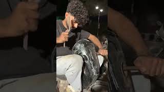 Bajaj CT 100 bike fuel tank repaint 👺 music automobile onepunchmanedit fueltank crashmagaz [upl. by Yekcir]