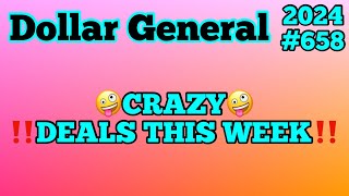 2024658🤪Dollar General Couponing🤪CRAZY🤪DEALS THIS WEEK‼️Must Watch👀👀 [upl. by Ahlgren]