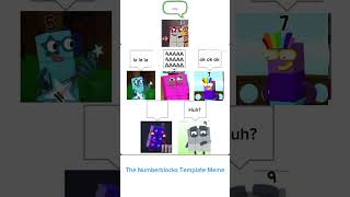 Numberblocks Template Meme Warning 8 is a screaming [upl. by Notrem413]