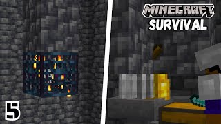 Easy Skeleton XP Farm Tutorial  Minecraft 121 Survival Lets Play Episode 5 [upl. by Elorac]