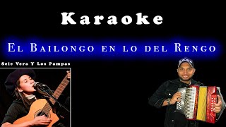 El Bailongo en lo del Rengo karaoke [upl. by Wilie29]