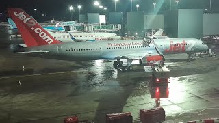 Trip report onboard Jet2s oldest 757200 GLSAI from Manchester to Alicante EPIC TOGA TAKEOFF [upl. by Ainslee]