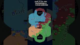 HOI4 Deathmatch TIMELAPSE  hoi4 timelapse hoi4 [upl. by Gurias828]