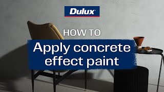 How to paint using Dulux Design Concrete Effect  Dulux NZ [upl. by Cristen901]