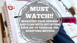 A StepByStep guide to Journaling your Desires and Planning With Intention A MUST WATCH [upl. by Ealasaid]