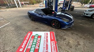 POV DRIVE IN MY HEADER ONLY C6 CORVETTE IN THE HOOD 😈 [upl. by Tertias]