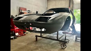 Rebuilding the Maserati Indy body shell [upl. by Araet]