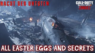 Nacht Der Untoten Remastered  All Easter Eggs and Secrets Black Ops 3 Zombies [upl. by Eb]