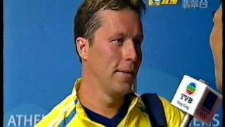 江嘉良 Jiang Jialiang interviewed JO Waldner [upl. by Jutta]