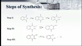 Laboratory Method for the Synthesis of Anthranilic Acid I Organic Chemistry Practicals [upl. by Ayotas]