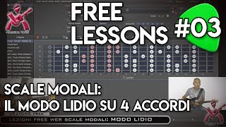 Scale Modali il modo LIDIO  Massimo Varini  Free Lessons WEB 03 [upl. by Geoff]