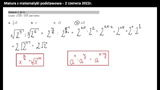 Zad 1 Potęgi i pierwiastki [upl. by Diogenes]